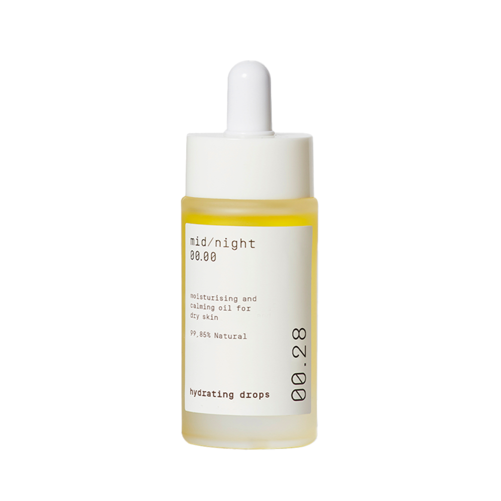 Mid/night 00.00 Veido aliejus / Hydrating Drops 00.28, 30ml