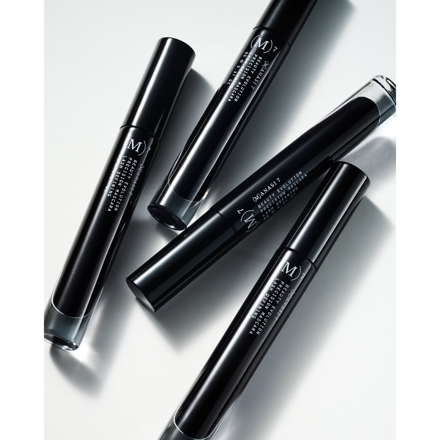 Manasi 7 'Precision mascara' blakstienų tušas - Obsidian 9g